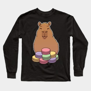 Capybara Macaroons Long Sleeve T-Shirt